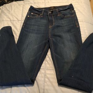 Celebrity Pink high rise ankle skinny